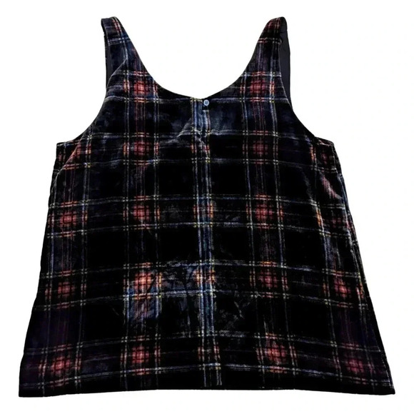 J. CREW NWOT plaid Velvet Camisole Size 2 - Picture 3 of 8